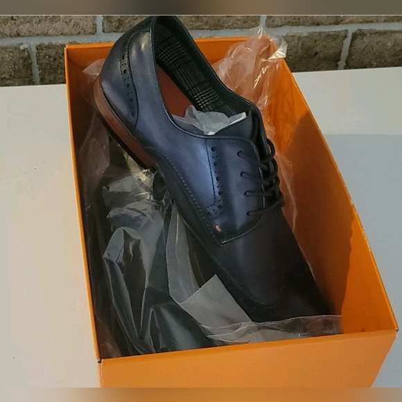 Tallia Orange Vitale Leather Oxford Shoes  Mens 11.5 Med $179.00 - Picture 2 of 5